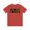 Scout Comics - Black Logo - Unisex Jersey Short Sleeve Tee