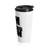 Sam And His Talking Gun (Logo Design) - Stainless Steel Travel Mug