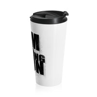 Sam And His Talking Gun (Logo Design) - Stainless Steel Travel Mug
