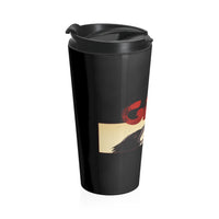 GRIT (Crow Design) - Black Stainless Steel Travel Mug