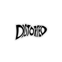 Distorted (Logo Design) - Kiss-Cut Stickers