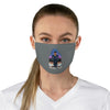 White Ash (Seth Design) - Grey Fabric Face Mask