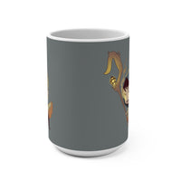 The Shepherd (Chibi Shepherd Design) - Grey Coffee Mug 15oz