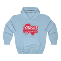 Long Live Pro Wrestling (Logo Design)  -  Heavy Blend™ Hooded Sweatshirt