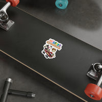 Misfitz Clubhouse - Logo/ Skate Board Design - Die-Cut Stickers