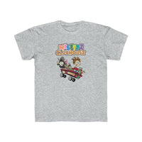 Misfitz Clubhouse - Logo/Skateboard Design - Kids Regular Fit Tee