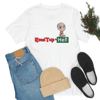 Road Trip To Hell - Angel Logo Design - Unisex Jersey Short Sleeve Tee