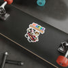 Misfitz Clubhouse - Logo/ Skate Board Design - Die-Cut Stickers