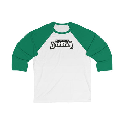 Shitshow - Logo Design - Unisex 3\4 Sleeve Baseball Tee