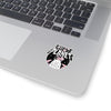 Ghost Planet - White Logo - Kiss-Cut Stickers