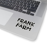 Frank At Home On The Farm (Logo Design) - Kiss-Cut Stickers