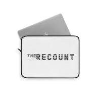 The Recount (Grey Logo Design) - White Laptop Sleeve