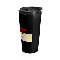 GRIT (Crow Design) - Black Stainless Steel Travel Mug