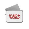 Rabid World (Logo Design) - White Laptop Sleeve