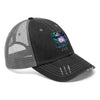 Midnight Sky (They Live Homage Design) - Unisex Trucker Hat