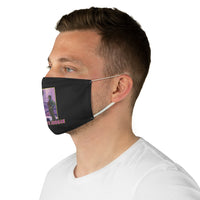 Concrete Jungle (Issue One Design) - Black Fabric Face Mask