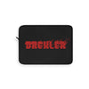 Drexler (Red Logo Design) - Black Laptop Sleeve