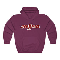Red XMAS (Logo Design) - Heavy Blend™ Hooded Sweatshirt