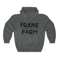 Frank At Home On The Farm (Logo Design) - Heavy Blend™ Hooded Sweatshirt