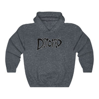 Distorted (Logo Design) - Heavy Blend™ Hooded Sweatshirt