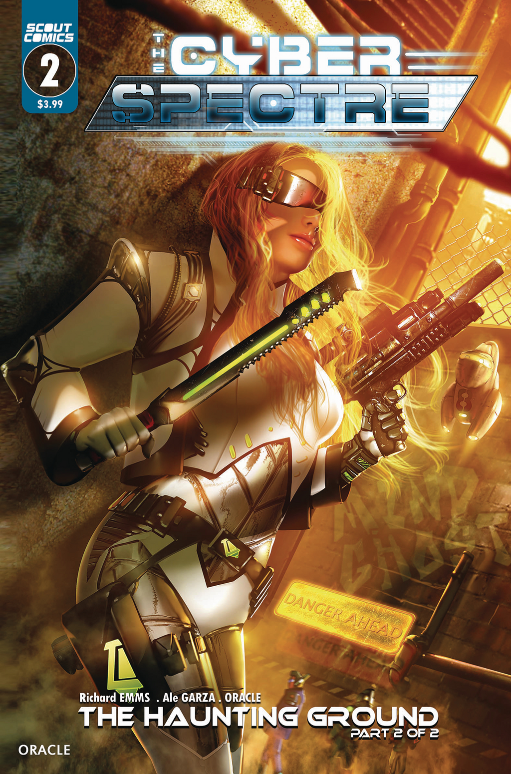 Cyke Specter Cyber Spectre #2 - Cover B | Scout Comics & Entertainment Holdings, Inc.