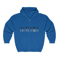 Beyond the Beyond - Logo Design - Unisex Heavy Blend™ Full Zip Hooded Sweatshirt