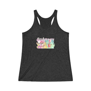 Soulstream (Villain Design) - Women's Tri-Blend Racerback Tank