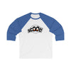 Scoot - Logo Design - Unisex 3\4 Sleeve Baseball Tee