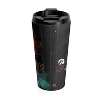 Solar Flare (Starburst Design) - Stainless Steel Travel Mug