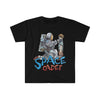 The Space Cadet - Neil and Astronaut Kneeling - Unisex Softstyle T-Shirt