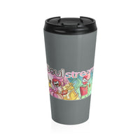 Soulstream (Villian Design) - Grey Stainless Steel Travel Mug