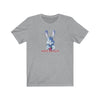 Stabbity Bunny (Harerasier Front Facing Design) - Unisex Jersey Short Sleeve Tee