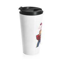 The Mall (Wedgie Design) - Stainless Steel Travel Mug