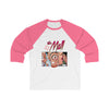 The Mall - Logo Design - Unisex 3\4 Sleeve Baseball Tee