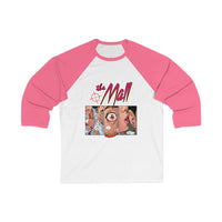 The Mall - Logo Design - Unisex 3\4 Sleeve Baseball Tee