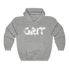 GRIT (White Logo Design) - Heavy Blend™ Hooded Sweatshirt