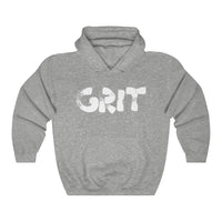 GRIT (White Logo Design) - Heavy Blend™ Hooded Sweatshirt