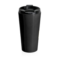 GRIT (Crow Design) - Black Stainless Steel Travel Mug