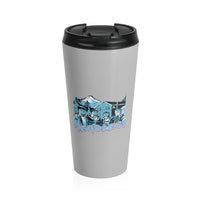 Headless (Gremlin Design) - Grey Stainless Steel Travel Mug