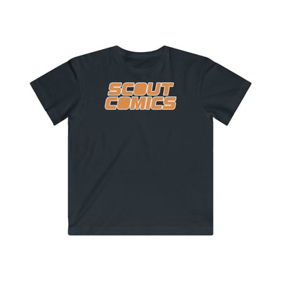 Scout Comics Logo - Orange -Kids Fine Jersey Tee