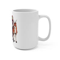 By The Horns (Group Design) - White Coffee Mug 15oz