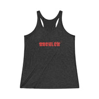 Drexler (Red Logo Design) - Women's Tri-Blend Racerback Tank