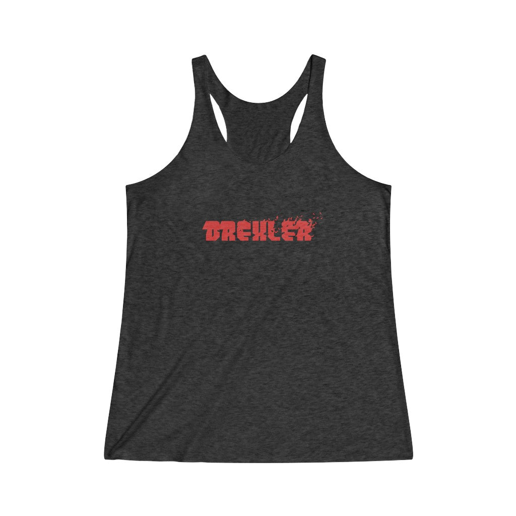 Drexler (Red Logo Design) - Women's Tri-Blend Racerback Tank