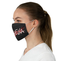 Killchella (White Logo Design) - Black Fabric Face Mask