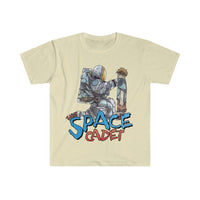 The Space Cadet - Neil and Astronaut Kneeling - Unisex Softstyle T-Shirt