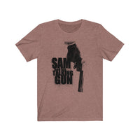 Sam and His Talking Gun (Gun Design)  - Unisex Jersey T-Shirt