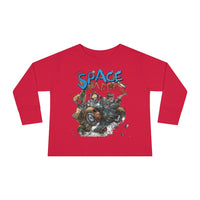The Space Cadet - Lunar Rover & Logo Design - Toddler Long Sleeve Tee