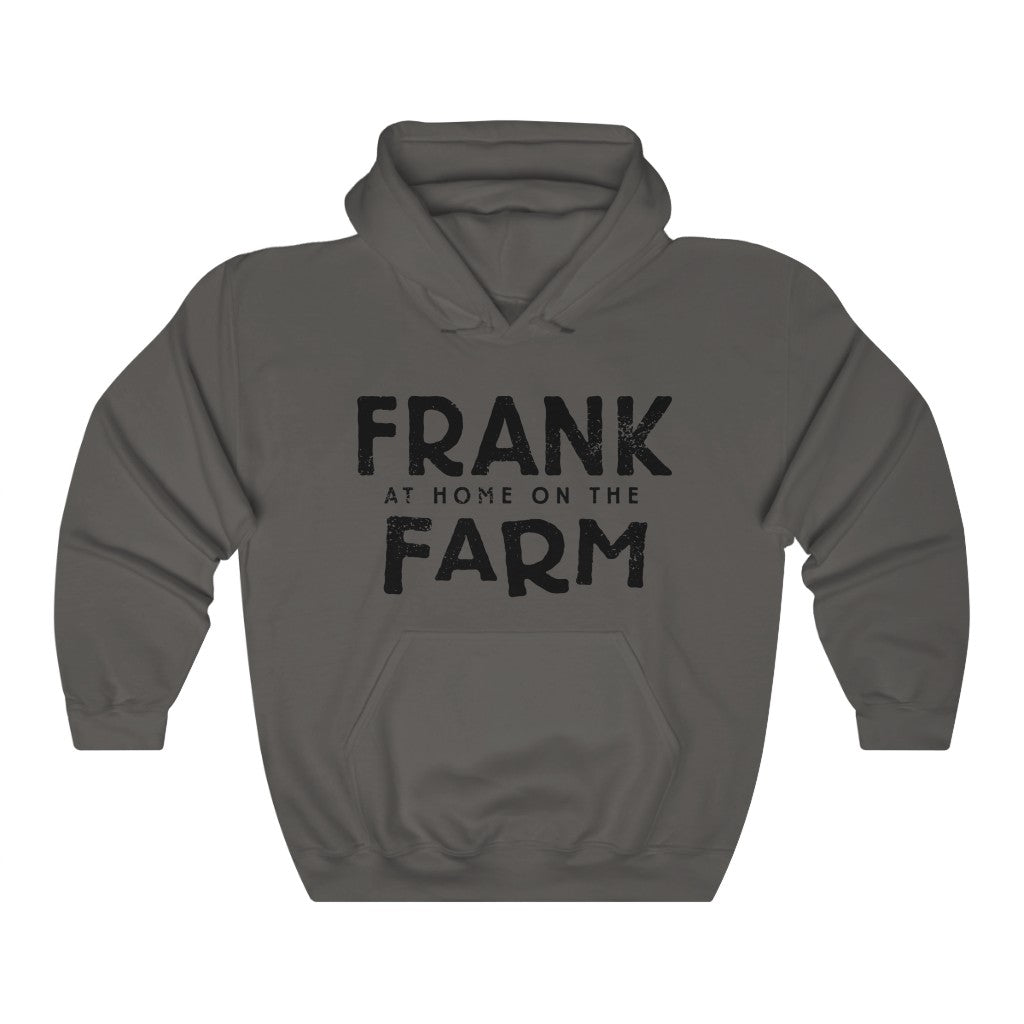 Frank At Home On The Farm (Logo Design) - Heavy Blend™ Hooded Sweatshirt