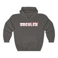 Drexler (White Logo Design) - Heavy Blend™ Hooded Sweatshirt