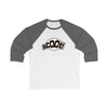 Scoot - Logo Design - Unisex 3\4 Sleeve Baseball Tee